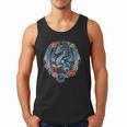 Dragon Reading Book Girls Kids Bookworm Book Lover Men Tank Top