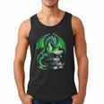 Dragon Reading Books Bookworm Men Tank Top Dragon Reading Books Bookworm Men Tank Top