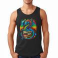 Dragon Reading Colorful Fantasy Book Lover Men Tank Top Dragon Reading Colorful Fantasy Book Lover Men Tank Top