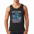 Dragon Reading Just A Girl Who Loves Dragons And Books Men Tank Top Dragon Reading Just A Girl Who Loves Dragons And Books Men Tank Top