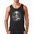 Duck Reading Book Full Moon Lake Scenery Men Tank Top Duck Reading Book Full Moon Lake Scenery Men Tank Top