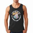 Easily Distracted By Rabbits And Books Reading Men Tank Top