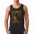 F CAW F Crow I'm Reading Book Lover Fall Men Tank Top