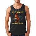 F-CAW-F I'm Reading Chicken Book Lover Introvert Meme Men Tank Top