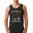 F-CAW-F I'm Reading Crow Book Lover Introvert Meme Men Tank Top