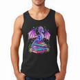 Fantasy Dragon Reading Books Bookworm Men Tank Top Fantasy Dragon Reading Books Bookworm Men Tank Top