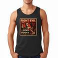 Fight Evil Read Books Propaganda Poster Men Tank Top