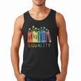 Floral Book Equality Human Rights Social Justice Peace Love Men Tank Top