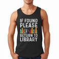 If Found Please Return To Library Book Lover Men Tank Top If Found Please Return To Library Book Lover Men Tank Top