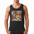 Fox Reads By Fireplace In Cabin Rustic Book Cozy Cup Tea Men Tank Top Fox Reads By Fireplace In Cabin Rustic Book Cozy Cup Tea Men Tank Top