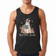 Ghost Reading Book Coquette Bow Halloween Girl Kid Teacher Men Tank Top Ghost Reading Book Coquette Bow Halloween Girl Kid Teacher Men Tank Top
