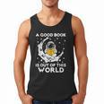 Good Book Is Out Of This World Astronaut Moon Space Reading Men Tank Top