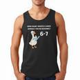 Goose Reading 67 Six Seven Meme Teacher Book Lover Men Tank Top
