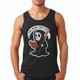 Grim Reaper Bookworm Cute Book Reading Halloween Men Tank Top