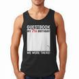 Guestbook 7th Birthday 7 Year Old Born 2018 Bday Men Tank Top Guestbook 7th Birthday 7 Year Old Born 2018 Bday Men Tank Top