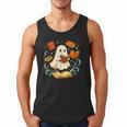 Halloween Cute Ghost Shirt Reading Books Ghost Men Tank Top
