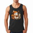 Halloween Ghost Reading Book Lovers Coffee Girl Women Men Tank Top Halloween Ghost Reading Book Lovers Coffee Girl Women Men Tank Top