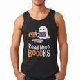 Halloween Teacher Women Cute Reading Ghost Read More Books Men Tank Top Halloween Teacher Women Cute Reading Ghost Read More Books Men Tank Top