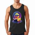 Humor Rubber Duck Reading Book Men Tank Top