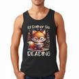 I'd Rather Be Reading Cute Fox Book Lover Reader Bookworm Men Tank Top