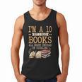 I'm A 10 But I Read Books All Night Bookworm Reader Reading Men Tank Top