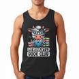 Introverted Book Club Reading Lover Cow Men Tank Top Introverted Book Club Reading Lover Cow Men Tank Top