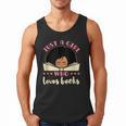 Just a Girl Who Loves Books African American Book Nerd Lover Men Tank Top