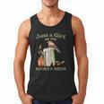 Just a Girl Who Loves Books And Birds Book Reading Bird Love Men Tank Top