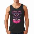 Just A Girl Who Loves Books Butterflies Reading Men Tank Top Just A Girl Who Loves Books Butterflies Reading Men Tank Top