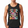 Just A Girl Who Loves Books Reading Cute Bookworm Girls Kids Men Tank Top Just A Girl Who Loves Books Reading Cute Bookworm Girls Kids Men Tank Top