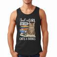 Just a Girl Who Loves Cats And Books Men Tank Top