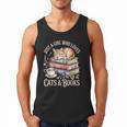 Just A Girl Who Loves Cats And Books Reading Librarian Men Tank Top Just A Girl Who Loves Cats And Books Reading Librarian Men Tank Top
