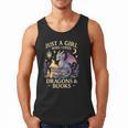 Just a Girl Who Loves Cute Dragons And Books Men Tank Top Just a Girl Who Loves Cute Dragons And Books Men Tank Top
