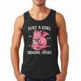 Just A Girl Who Loves Dragons And Books Dragon Reading Lover Men Tank Top Just A Girl Who Loves Dragons And Books Dragon Reading Lover Men Tank Top