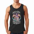 Just A Girl Who Loves Dragons And Books Fantasy Reader Men Tank Top Just A Girl Who Loves Dragons And Books Fantasy Reader Men Tank Top