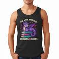 Just a Girl Who Loves Dragons And Books Reading Men Tank Top Just a Girl Who Loves Dragons And Books Reading Men Tank Top