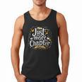 Just One More Chapter Bookish Book Reading Lover Heart Men Tank Top
