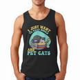 I Just Want To Read Books And Pet Cats Cat Book Lovers Men Tank Top I Just Want To Read Books And Pet Cats Cat Book Lovers Men Tank Top