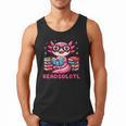 Kawaii Axolotl Readsolotl Book Lover Reading Bookworm Girls Men Tank Top