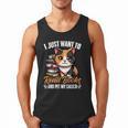 Kawaii Feline Book Reading Read Books Pet My Calico Cat Men Women Men Tank Top