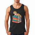 Leopard Gecko Book Lover Reading Men Tank Top
