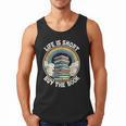 Life Is Short Buy The Book Reading Book Men Tank Top