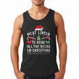 Most Likely To Read A Book On Christmas Family Matching Xmas Men Tank Top Most Likely To Read A Book On Christmas Family Matching Xmas Men Tank Top