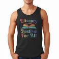 Literacy Justice For All Stop Book Banning Protect Librarian Men Tank Top