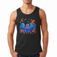 Little Ghost Coffee Tee Spooky Season Ghost Reading Book Men Tank Top