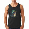 Lizard Reading Book Librarian Bookworm Reader Read Men Tank Top