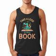 Take a Look It's In a Book Reading Teacher Book Lover Men Tank Top