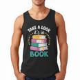 Take a Look It's In a Book Teacher Reading Apparel Men Tank Top