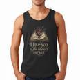 I Love You To The Library And Back Anatomical Heart Book Men Tank Top