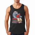 Manatee Reading Books Matching Bookworm Readers Librarian Men Tank Top